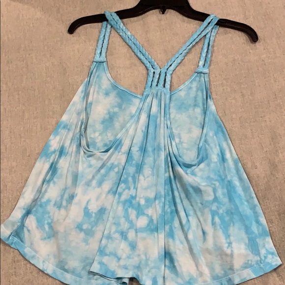 🌵Sky blue tye dye yoga top🌵 - Picture 6 of 9